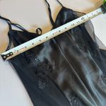 Victoria's Secret VICTORIA’S SECRET Y2K Lace Mesh & Satin Black One Piece Teddy‎ Like New Sz Small Photo 9