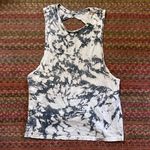 Forever 21 ACTIVE GREY TIE DYE HIGH NECK OPEN BACK TANK Photo 0
