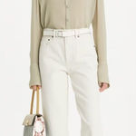 Tory Burch  Slim Jean Soft Oatmeal Photo 0