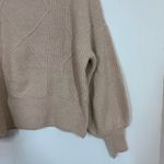 A loves A  Cream Balloon Sleeve Sweater Photo 8