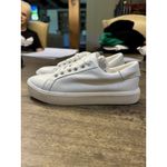 Sam Edelman  Ethyl Bright‎ White Sneakers NEW SIZE 5.5 Tennis Shoes Leather Photo 1