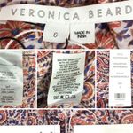 Veronica Beard Paisley Midi Abilene Summer Dress Flowy Watermelon Blue S NWT Photo 5