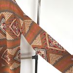 Savanna Jane Southwestern Sweater Brown Coastal Cowgirl Pattern Cardigan Large Photo 5