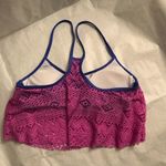 Malibu Swimwear Top EUC Blue Size M Photo 3