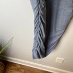 Athleta Women's Topanga Ruched T-Shirt Grey Short Sleeve Athleisure Dress SZ S Photo 5