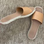 Universal Threads Tan Slide On Sandals  Photo 0