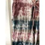 POL NWT pink brown blue tie dye jogger high rise tapered cotton size small Photo 1
