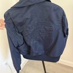 Lacoste Dark Blue Bomber Jacket Photo 1