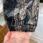 Vintage Logix brown black velour animal snake print full zip collared jacket XL Photo 1