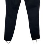 MOTHER Looker High Waisted Skinny Jeans Guilty Party Tuxedo Stripe Women’s 24 Black Photo 6