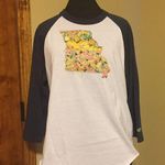 Missouri Baseball Tee White Size L Photo 0