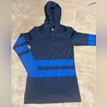 The North Face  Quarter Zip Pullover Women’s Size Small Blue Athletic Running Photo 1