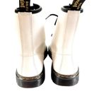 Dr. Martens  Women’s White Leather Zavala 8 Eye Lace Up Combat Boots Size 7 Photo 11