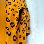 Obey EUC  Overall Dress Corduroy Animal Print Womens Size small cheetah Photo 4