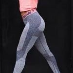 Gymshark Charcoal Marl / Peach Flex Leggings Photo 0