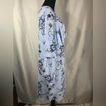 White House | Black Market  Carolina Blue Floral Dress Women’s Balloon Sleeve Sz M Photo 2