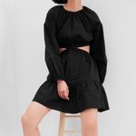 Gap NWT Criss-Cross Cut Out Mini Dress Photo 0