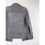 BLANKNYC Womens Jacket Gray Button Up Quilted Shacket Acid Wash Outdoor Small Black Photo 7