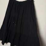 Black Y2K Maxi Peasant Tier Skirt Photo 2