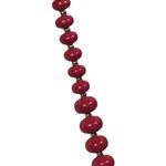 1980s Cherry Red Graduated Beaded Retro Vintage Necklace Red Photo 4