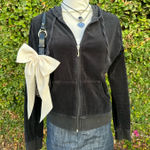 Juicy Couture ✨2000’s black zip up Photo 0