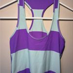 Lululemon Cool Racerback Bold Strip Power Purple Tank Sleeveless small W1256S Photo 4