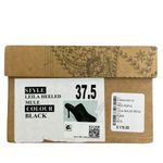 Free People  Leila Heeled Mules 7.5 Black $178 Retail NEW Photo 2