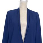White House | Black Market  Navy Cropped Blazer Women's Size 6 Open Front Versatile Photo 1