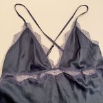 Victoria's Secret night gown lace trim L purple Photo 9