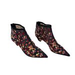 Dior Christian  Embroidered Heart Butterfly Ankle Boots Pointed Toe EU 36 Photo 0