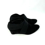 Stuart Weitzman Stuart‎ Weitzman Coban Suede Wedge Booties Black Size US 9.5 Photo 6