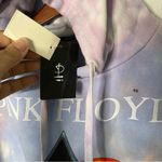 Pink Floyd Tie Dye fleece Cropped Hoodie Sweater size XS / S NWT Photo 6