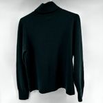 J.Crew  Everyday 100% Cashmere Turtleneck Sweater Cozy Knit Snow Green Large Photo 5
