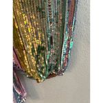 Show Me Your Mumu Wear Me Out Dress In Rainbow Stripe Sequins S Photo 9