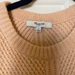 Madewell Hexcomb Texture Pullover Sweater, Light Pink, Women's Small Photo 2
