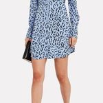ALC Frank A.L.C. Blue Leopard Marcella Dress Size 0 US $550 Photo 0