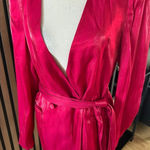 ZARA red blazer shinny stylish with small shoulder padding work attire office we Photo 0