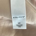 Ava & Viv One Piece Swimsuit, Pink Fuchsia Size 16W Photo 6