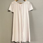 VTG Shadowline Nylon Nightgown‎ SM Pink Flutter Sleeves Embroidered Roses Girly Photo 2