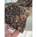 JONES NEW YORK SPORT Petite Medium Long Sleeve Snake Print Cotton Top Brown Size undefined Photo 4