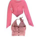 SheIn Size Large Pretty in Pink Sweater Tops. Preloved Great Condition Photo 1