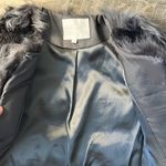 Vera & Lucy  Grey Faux Fur Coat Size XS Photo 3