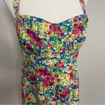 Anthropologie  Girl From Savoy Dress Halter Strapless Floral Garden Party Retro Photo 1