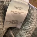 Danny & Nicole  Gray Ivory Cream Sweater Dress Fit Flare Women Size Large Photo 1