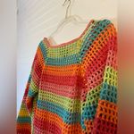 Farm Rio Multicolor Crocheted Cotton Dress Photo 11