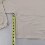 Champion  Hoodie Sweatshirt Cropped Sz S Soft Touch Gym Minimalist White Casual‌ Photo 6