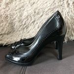 Apostrophe  Black Peep Toe Heels S8.5 Photo 1