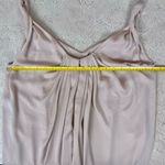 Diane Von Furstenberg Women's Pink Satin Sleeveless Dress Size 6 Photo 5