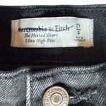 Abercrombie & Fitch Black Ultra High Rise Pleated Front Short Size 27 Photo 1