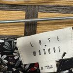 Lost + Wander Lost +‎ Wander Black Floral Maxi Skirt Size Medium Photo 5
